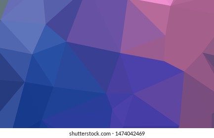 Vector, multicolor geometric background. Triangles, triangulation. Geometric mosaic, colored triangles, application in origami style. Abstract background for web.