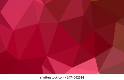 Vector, multicolor geometric background. Triangles, triangulation. Geometric mosaic, colored triangles, application in origami style. Abstract background for web.
