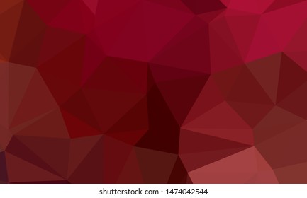 Vector, multicolor geometric background. Triangles, triangulation. Geometric mosaic, colored triangles, application in origami style. Abstract background for web.