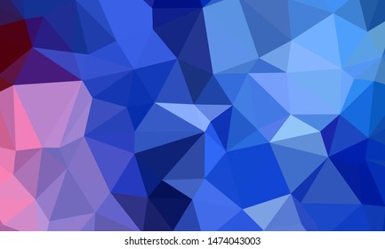 Vector, multicolor geometric background. Triangles, triangulation. Geometric mosaic, colored triangles, application in origami style. Abstract background for web.