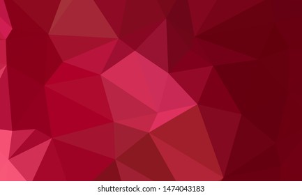 Vector, multicolor geometric background. Triangles, triangulation. Geometric mosaic, colored triangles, application in origami style. Abstract background for web.