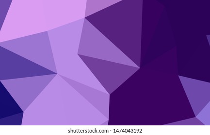 Vector, multicolor geometric background. Triangles, triangulation. Geometric mosaic, colored triangles, application in origami style. Abstract background for web.