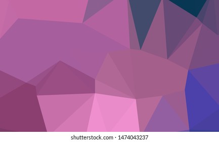 Vector, multicolor geometric background. Triangles, triangulation. Geometric mosaic, colored triangles, application in origami style. Abstract background for web.