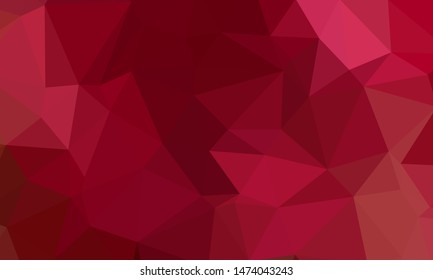 Vector, multicolor geometric background. Triangles, triangulation. Geometric mosaic, colored triangles, application in origami style. Abstract background for web.