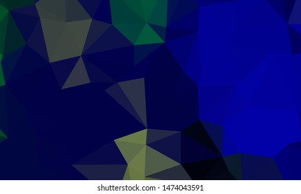 Vector, multicolor geometric background. Triangles, triangulation. Geometric mosaic, colored triangles, application in origami style. Abstract background for web.