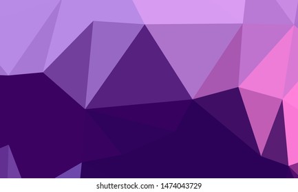Vector, multicolor geometric background. Triangles, triangulation. Geometric mosaic, colored triangles, application in origami style. Abstract background for web.