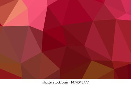 Vector, multicolor geometric background. Triangles, triangulation. Geometric mosaic, colored triangles, application in origami style. Abstract background for web.
