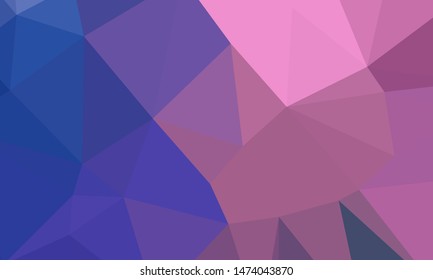 Vector, multicolor geometric background. Triangles, triangulation. Geometric mosaic, colored triangles, application in origami style. Abstract background for web.