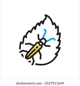 Vector multicolor icon for acrombie
