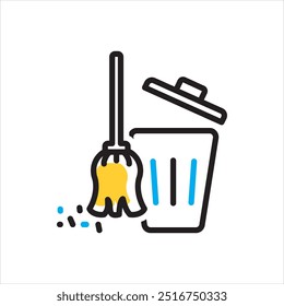 Vector multicolor icon for clear