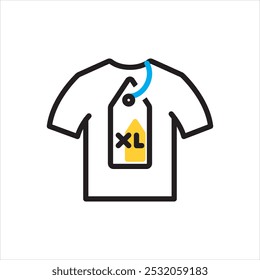 Vector multicolor icon for large