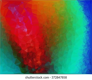 vector multicolor polygonal abstract background