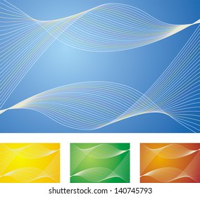 vector multicolor striped backgrounds group