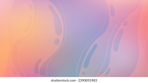 Vector multicolored abstract pastel background with spots.