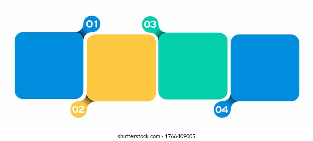 Vector multicolored bars with space of your text. vector illustration.