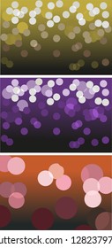 Vector multicolored bokeh