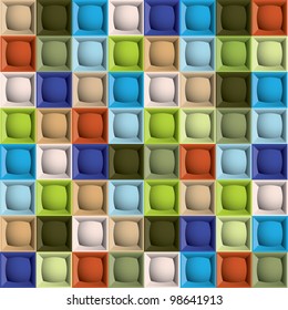 Vector  multicolored geometric pattern