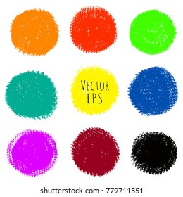 Vector multicolored stains