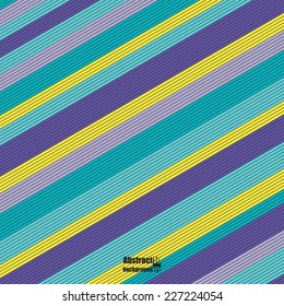 Vector with multi-colored stripes. Eps10 Vector illustration