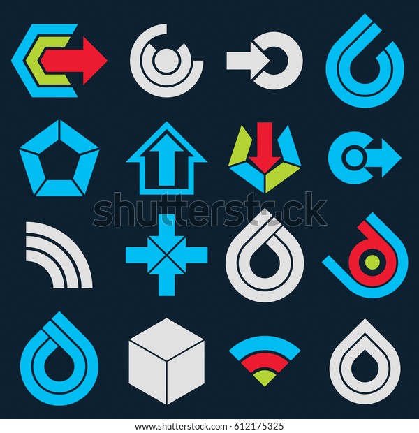 Vector Multimedia Signs Collection Isolated On Stock Vector (Royalty ...