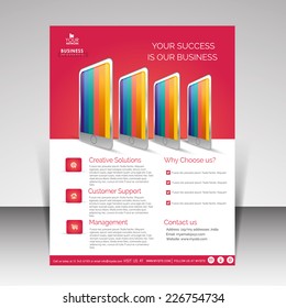 Vector multipurpose brochure,flyer, magazine cover & poster template design can be use for publishing, print and presentation. 
