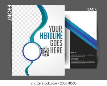 Vector Multipurpose business flyer, brochure, magazine cover, can be use for marketing.