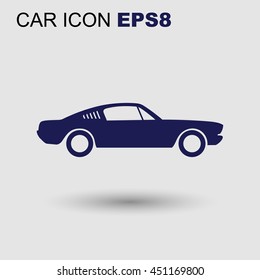 Vector Muscle Car Icon