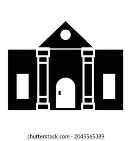 Diseño de iconos glifos del Museo del vector
