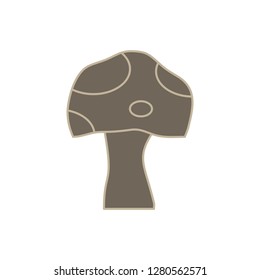 vector mushroom icon
