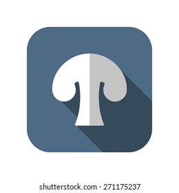 Vector mushroom icon. Food icon. Eps10