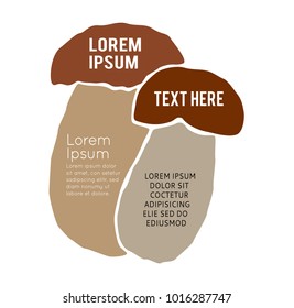 Vector Mushroom sign icon. Mushroom icon modern, mushroom icon design, mushroom icon simple. Vector illustration.