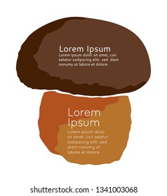 Vector Mushroom sign icon. Mushroom icon modern, mushroom icon design, mushroom icon simple. Vector illustration.