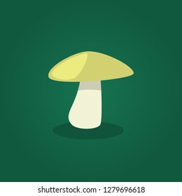 Vector mushrooms. 