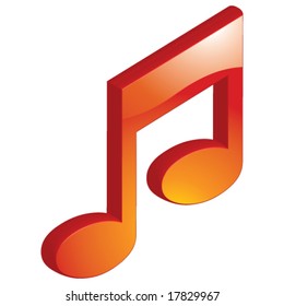 Vector Music - 3D Glossy Icon