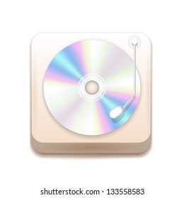 Vector music application icon