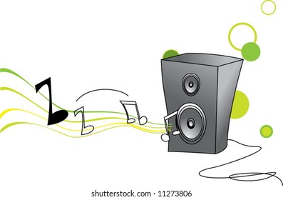 Vector music background