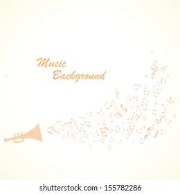 Vector music background. 