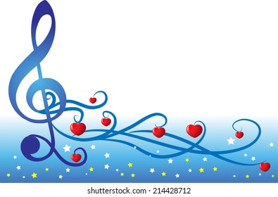 vector music background