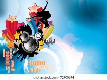 Vector music background