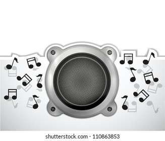 Vector music background with place for your text. Eps 10