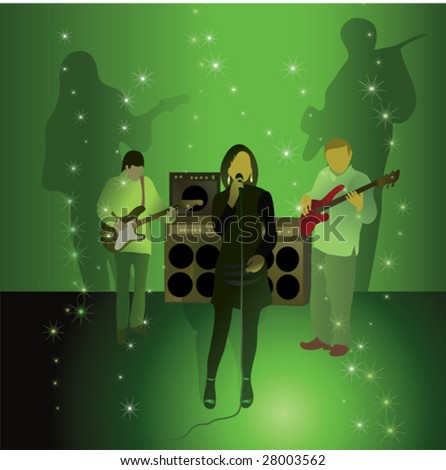 vector music band