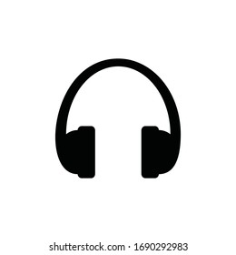 Vector music button icon with white background