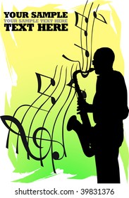 vector music card