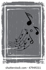 vector music card