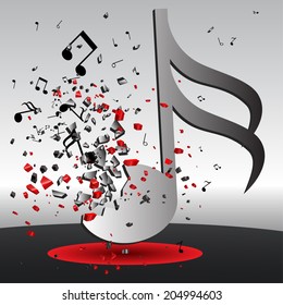 Vector music Crushing 