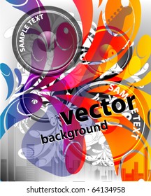 VECTOR Music Event Background
