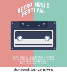 vector music festival poster design