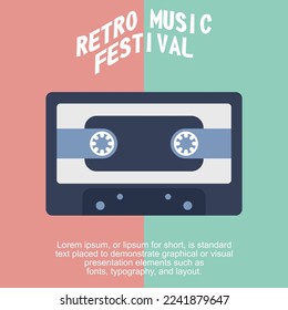 vector music festival poster design