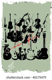 vector music guitar