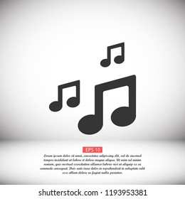 Vector music Icon vector 